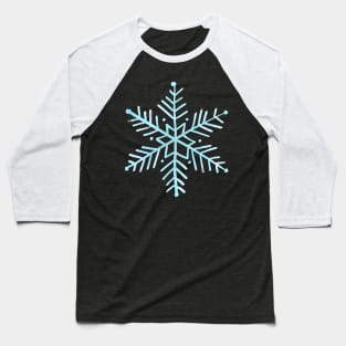 Snowflake in light blue (winter and holidays aesthetic) Baseball T-Shirt